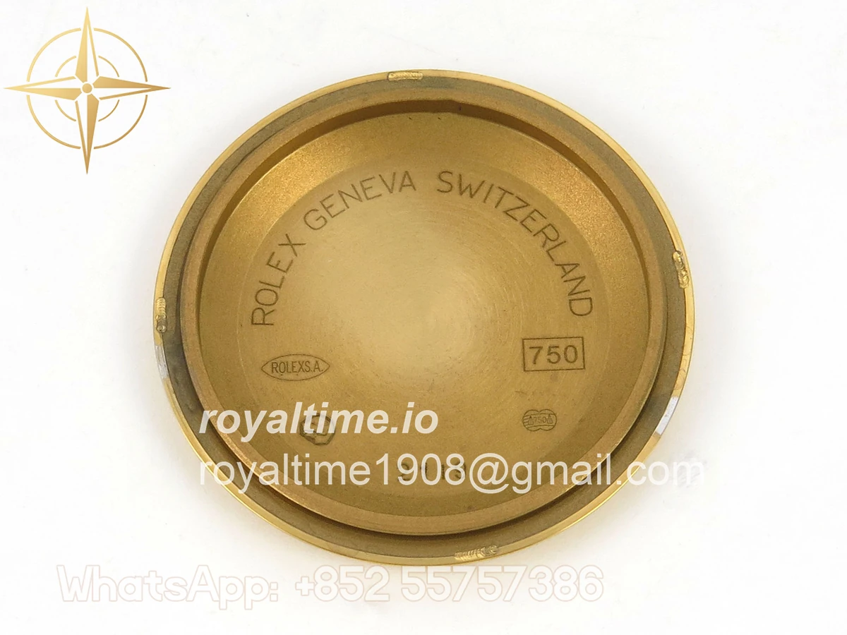 Rolex Daytona 126518 TMF YG/Black Dial on Oysterflex Strap SH4131 (Weighted) - Image 20