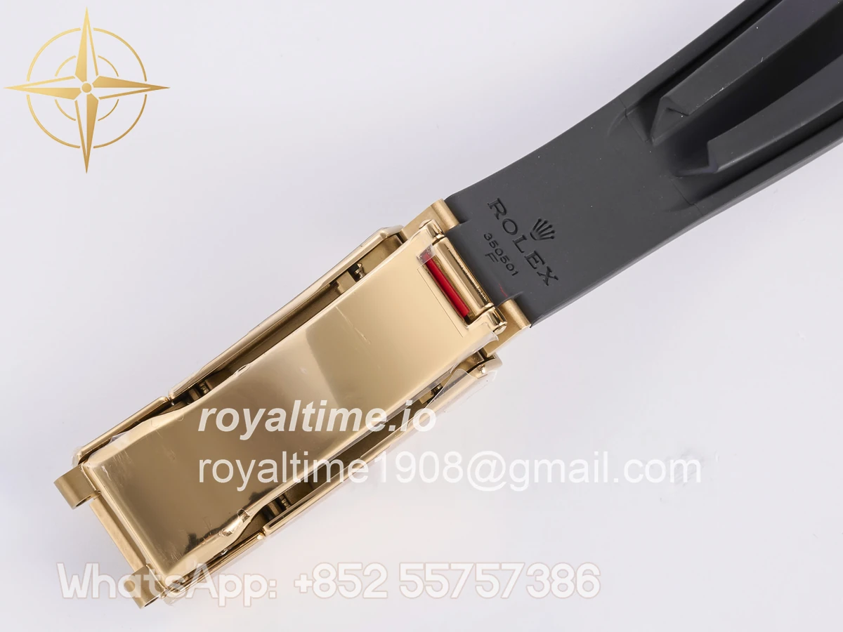 Rolex Daytona 126518 YG 3BF Tiffany Dial Sticks Markers on Oysterflex Strap Weighted 160g - Image 20