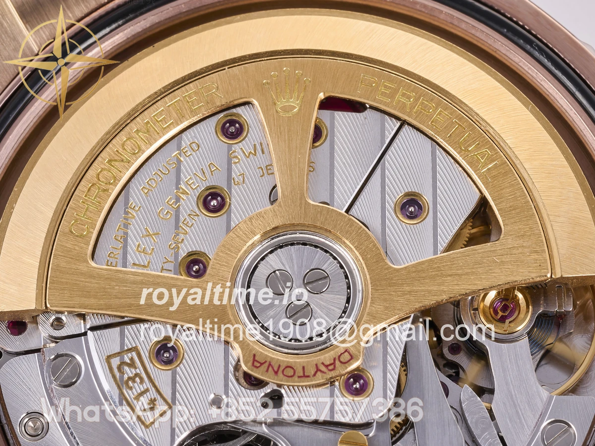 Rolex Daytona 126525 LN Le Mans QF on RG Bracelet JH4132 Free Sprung (Weighted) 175g - Image 20