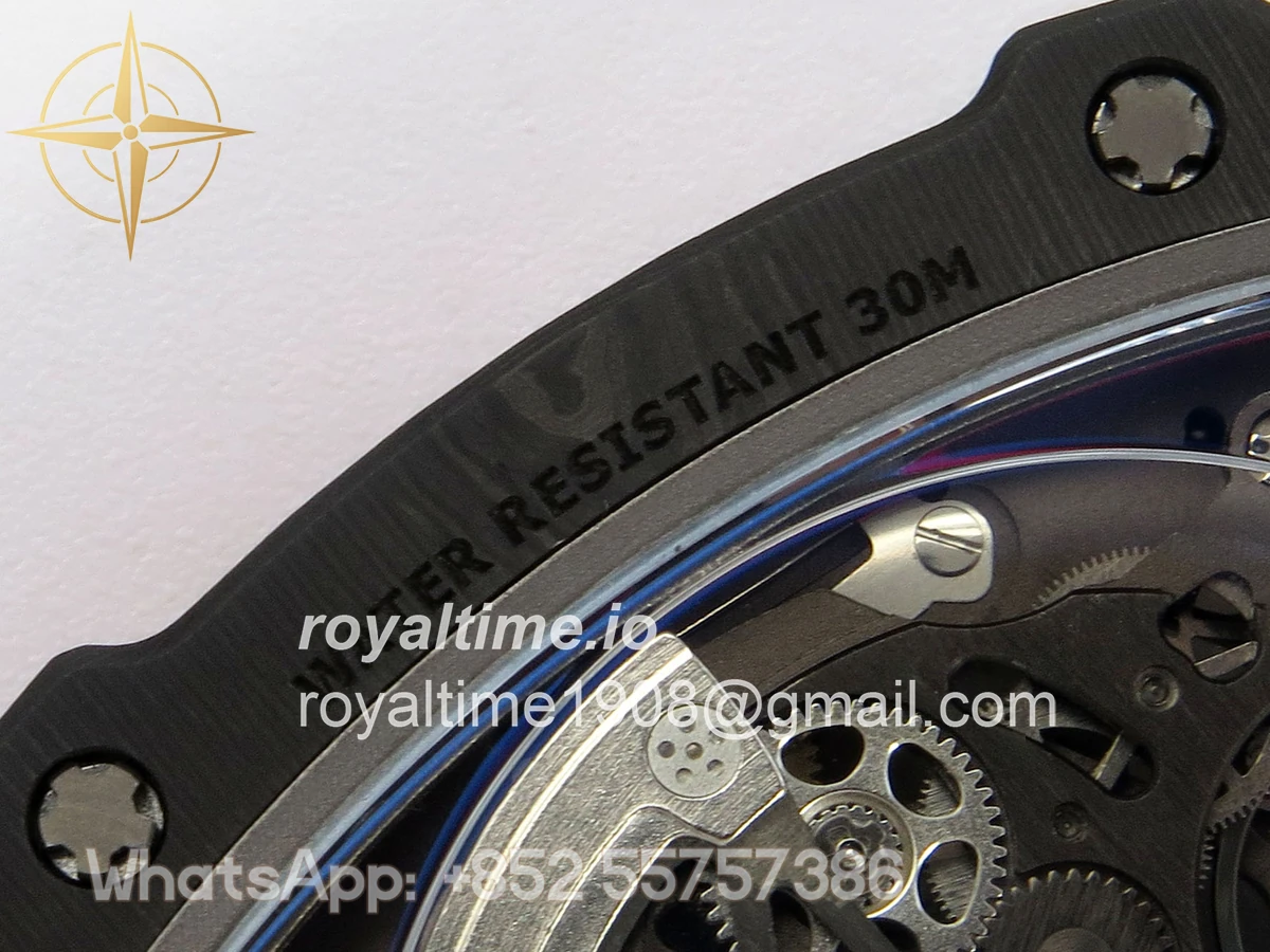 Richard Mille Umi Maker's RM67-02 Black NTPT Alexander Black/Red/Yellow Skeleton Dial on Nylon strap CRMA7 V2 - Image 20