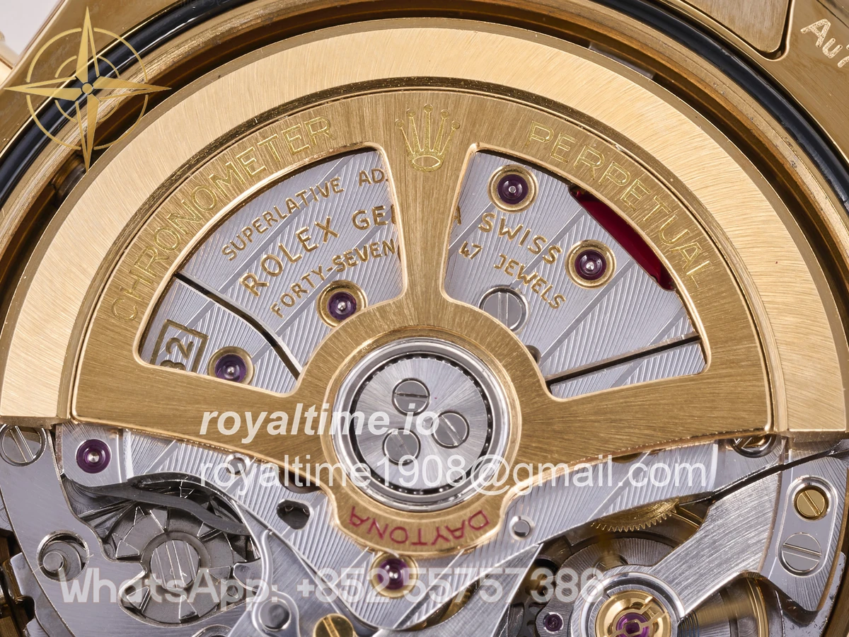 Rolex Daytona 126528 LN Le Mans QF on YG Bracelet JH4132 Free Sprung (Weighted) 175g - Image 20