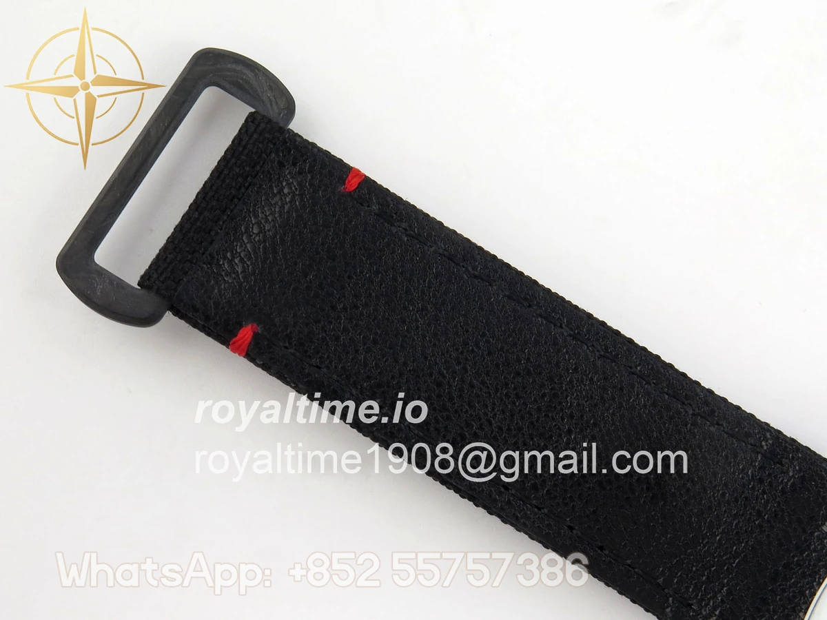Rolex Daytona DIW Ferrari White Carbon DIWF White Italy Dial on Black Nylon Strap DD4801 - Image 20