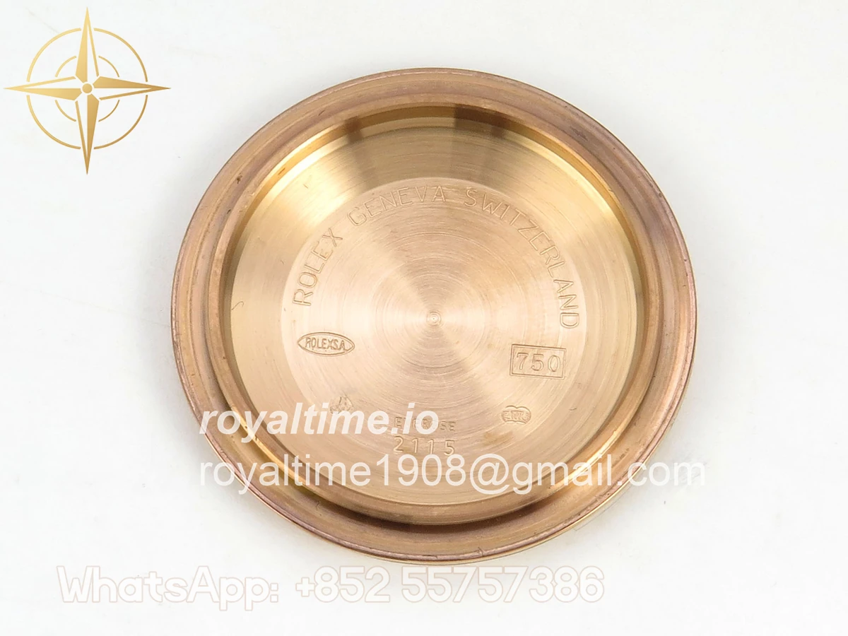 Rolex GMT-Master II 126715 CHNR Black/Brown Ceramic VF on RG Bracelet DD3285 - Image 20