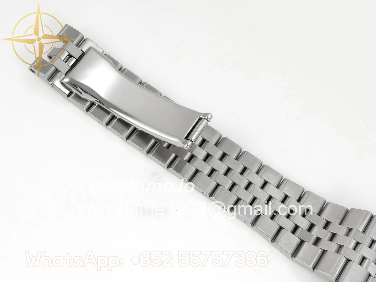 Rolex Land Dweller 127336 DIWF Ice Blue Textured Dial Diamonds Bezel on SS Bracelet A7135 - Image 20