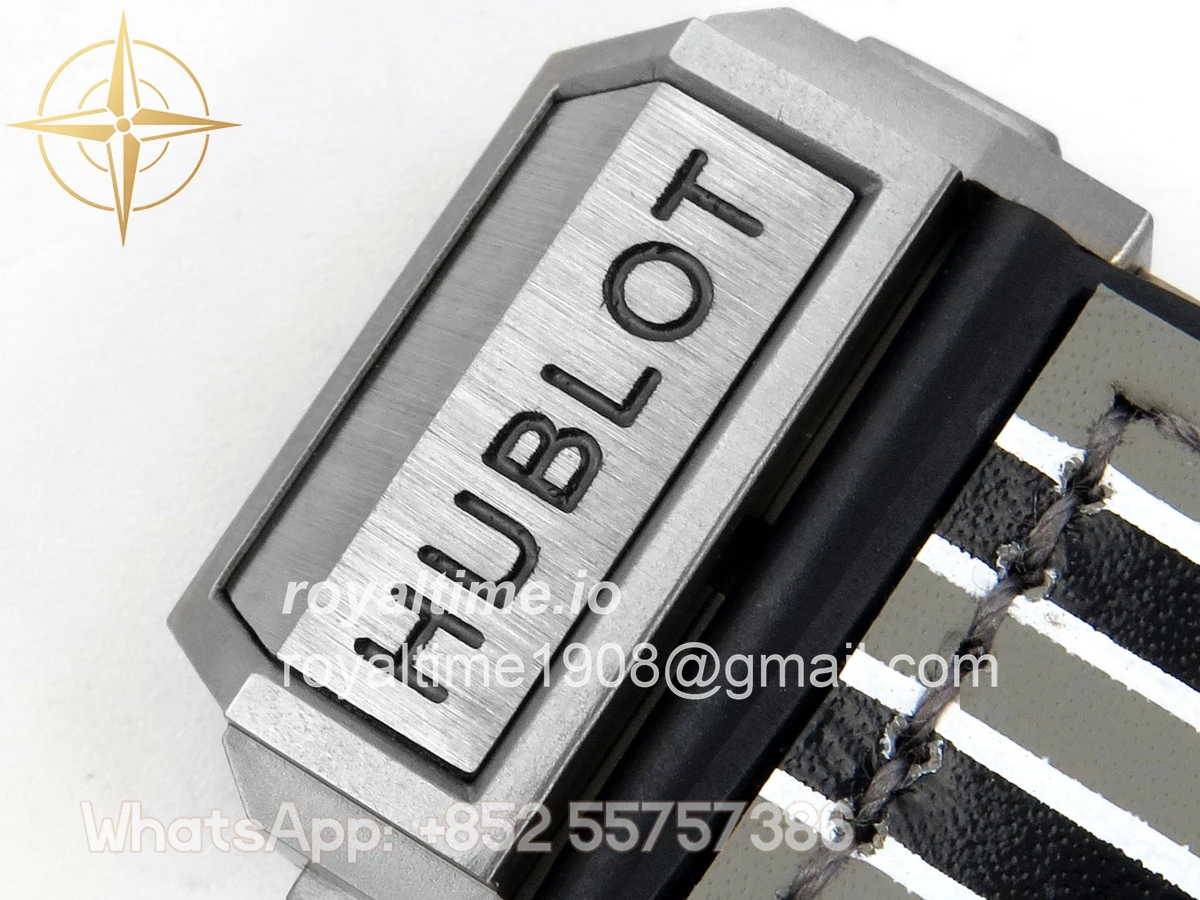 Hublot Big Bang Ferrari Speciale Ceramic HBBF on Gray Gummy Strap A1241 - Image 20