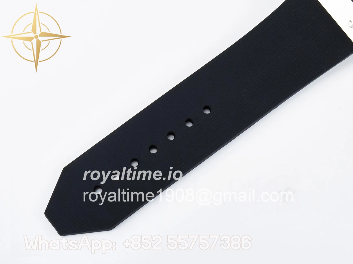 Hublot Classic Fusion Bang 42mm HBF Black Dial Diamonds Bezel on Black Rubber Strap A2892 - Image 20