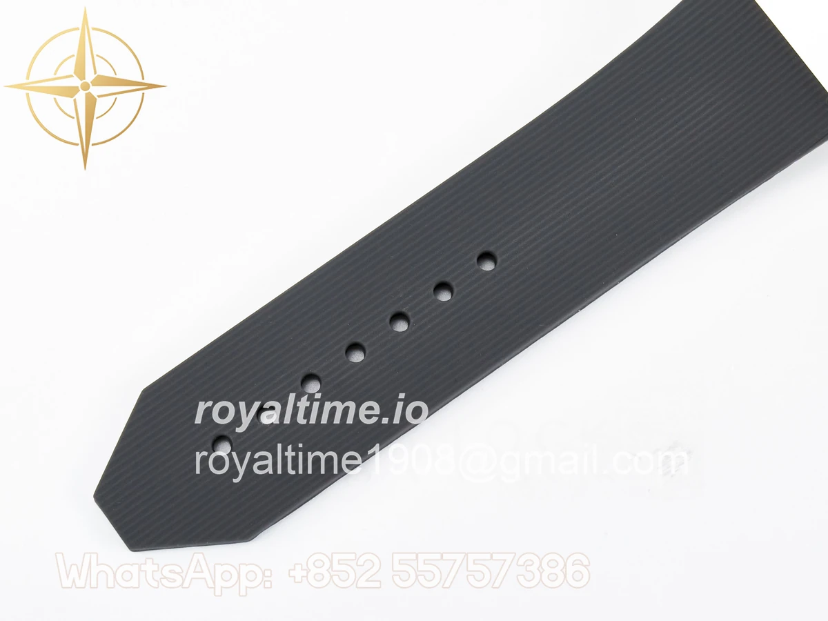 Hublot Classic Fusion Bang 42mm HBF Gray Dial Diamonds Bezel on Gray Rubber Strap A2892 - Image 20