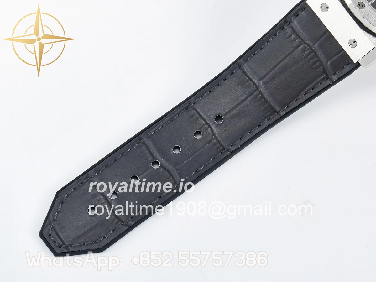 Hublot Classic Fusion Bang 42mm HBF Gray Dial on Gray Leather Strap A2892 - Image 20