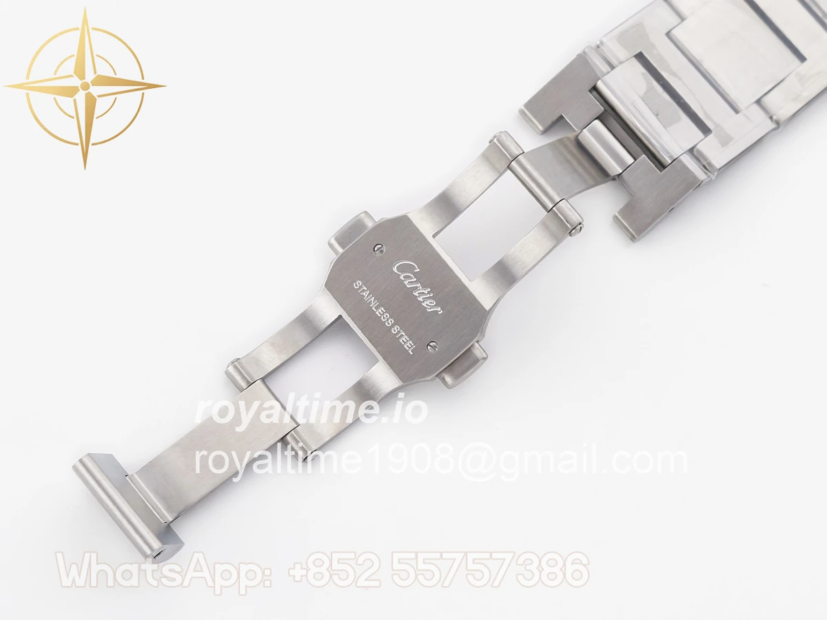 Cartier Ballon Bleu 42mm SS AF White Texture Dial on SS Bracelet A2824 V5 - Image 20