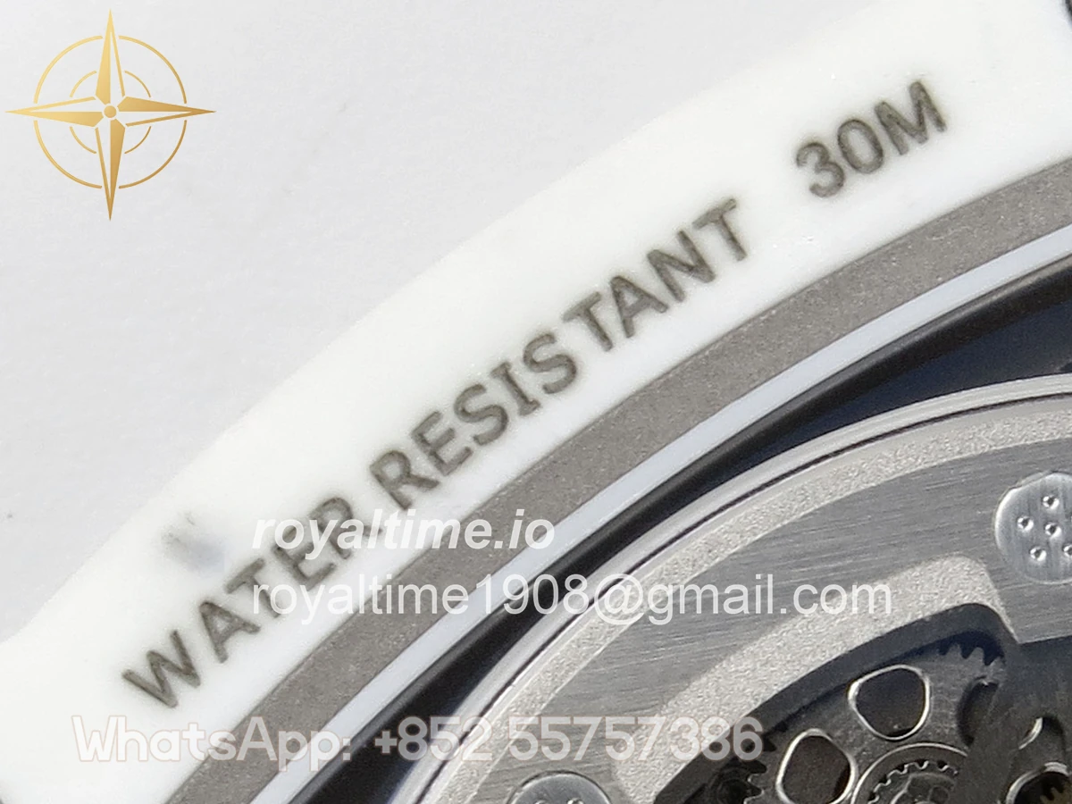 Richard Mille AVF RM67-02 France White NTPT Spain Skeleton Dial on Blue Elastic strap CRMA7 - Image 20