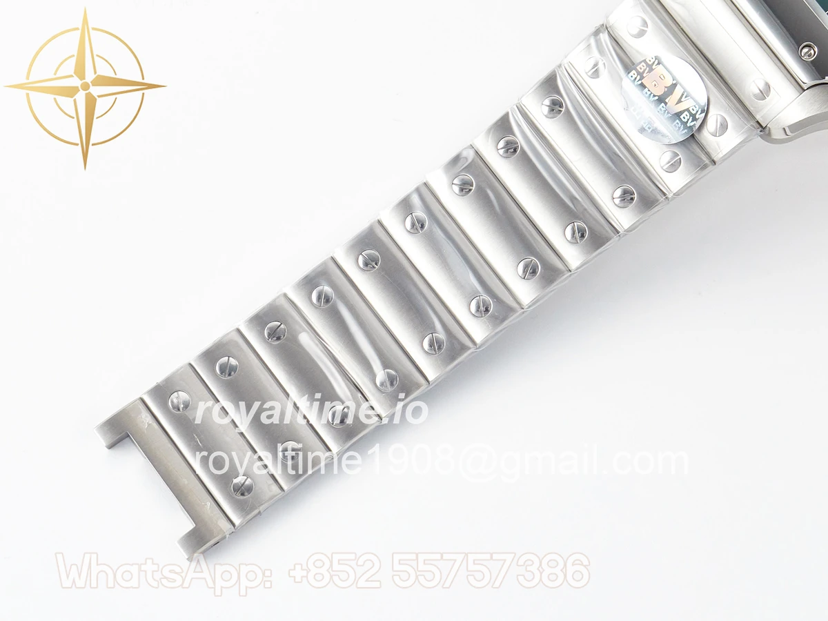 Cartier Santos de Cartier 40mm SS BVF White Dial on SS Bracelet MIYOTA 9015 - Image 20