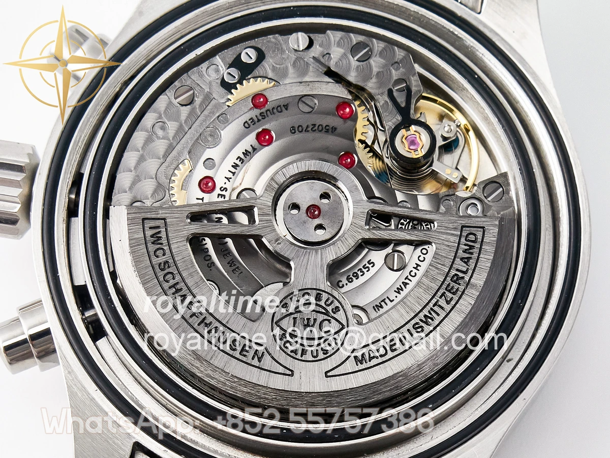 IWC Pilot’s Watch IW388307 BLSF Performance Chronograph 41mm Mercedes-AMG F1 Team SS Black Dial On Stainless steel bracelet A7750 to 69385 - Image 20