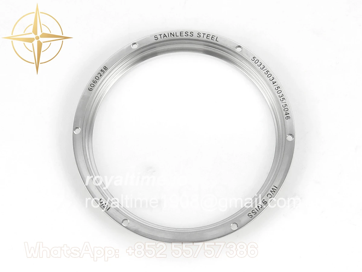 IWC Portugieser Perpetual Calendar SS 5033 APSF White/SS Dial on Black Leather Strap A52610 - Image 20