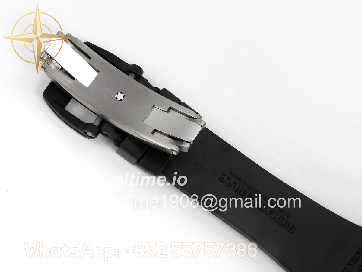Richard Mille AVF RM061 White NTPT Black Inner Bezel Black Rubber Strap Vaucher RMUL2 Free Sprung (Mod) - Image 20