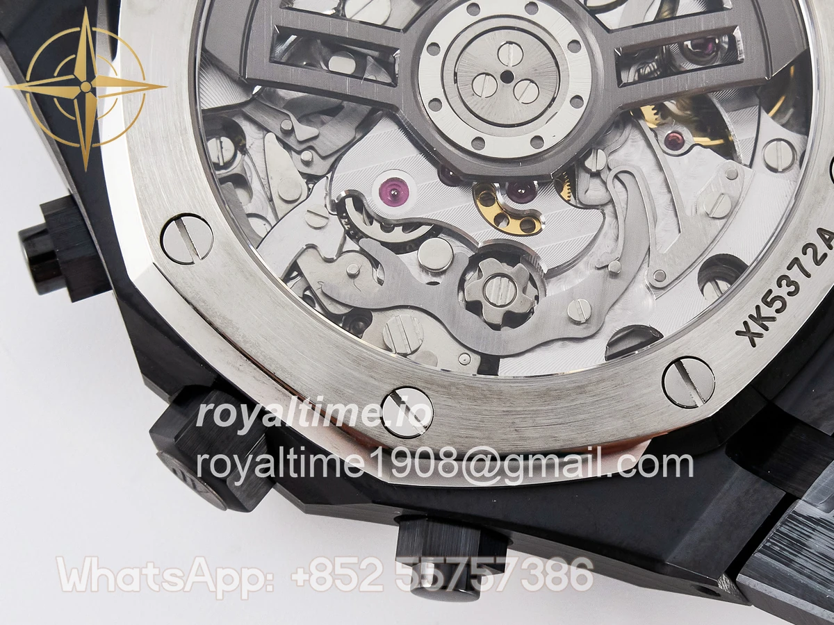 Audemars Piguet Royal Oak Chrono 26240 Black Ceramic APSF on Ceramic Bracelet SA4401 - Image 20
