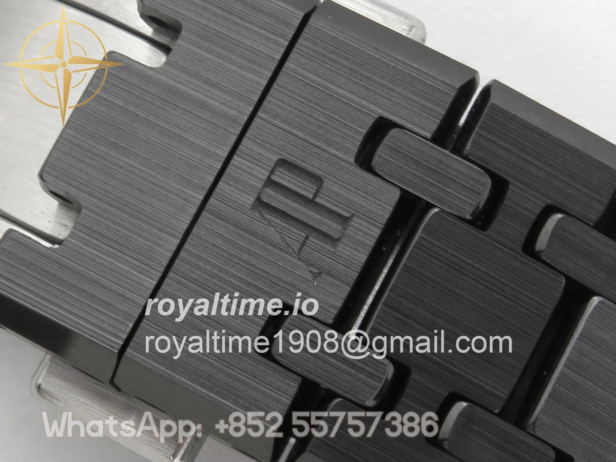 Audemars Piguet Royal Oak Chrono 26240 Black Ceramic Blue Dial APSF on Ceramic Bracelet SA4401 - Image 20