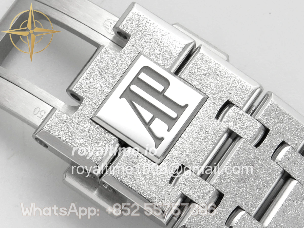 Audemars Piguet Royal Oak Chrono 26240 Frosted SS DDF Black/White Dial on SS Bracelet DD4401 - Image 20