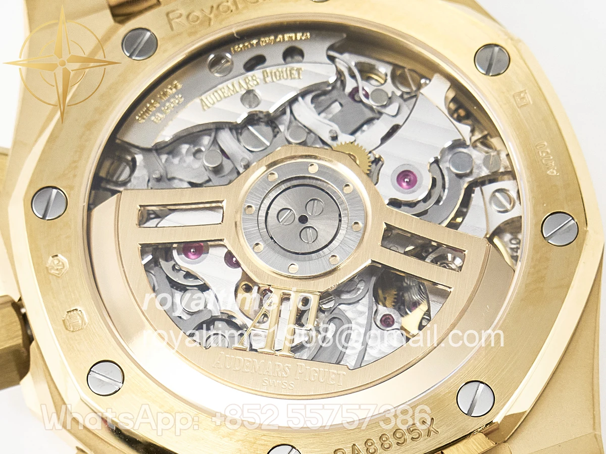 Audemars Piguet Royal Oak Chrono 26240 Frosted YG APSF YG Dial on Bracelet SA4401 - Image 20