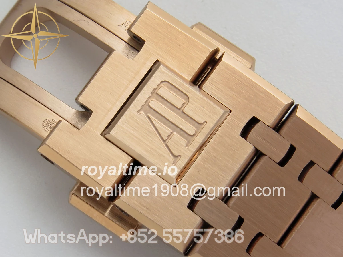 Audemars Piguet Royal Oak Chrono 26240 RG DDSF White Dial on RG Bracelet DD4401 - Image 20