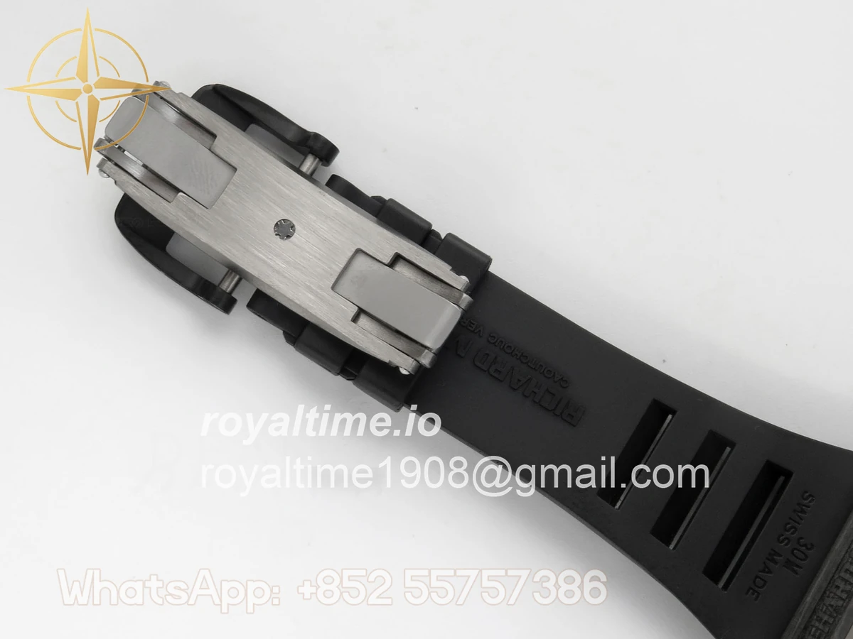 Richard Mille RM035-02 NTPT ZF Skeleton Dial on Black Rubber Strap RMAL1 V7 - Image 20