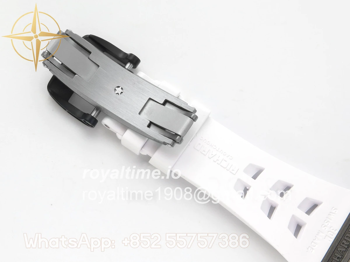 Richard Mille RM035-02 NTPT ZF Skeleton Dial on White Rubber Strap RMAL1 V7 - Image 20