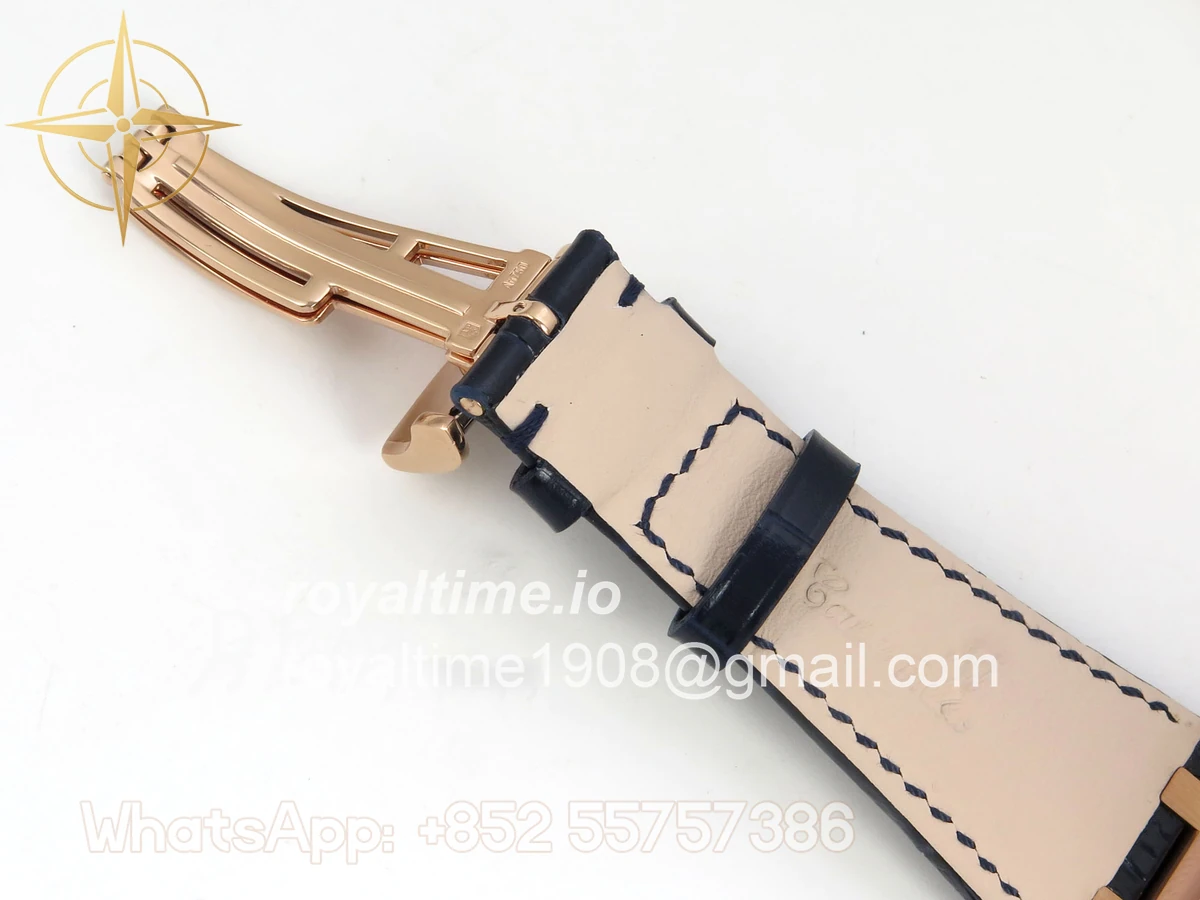 Audemars Piguet Royal Oak Chrono 26331 RG APWF Blue/RG Dial on Brown Leather Strap A2385 - Image 20