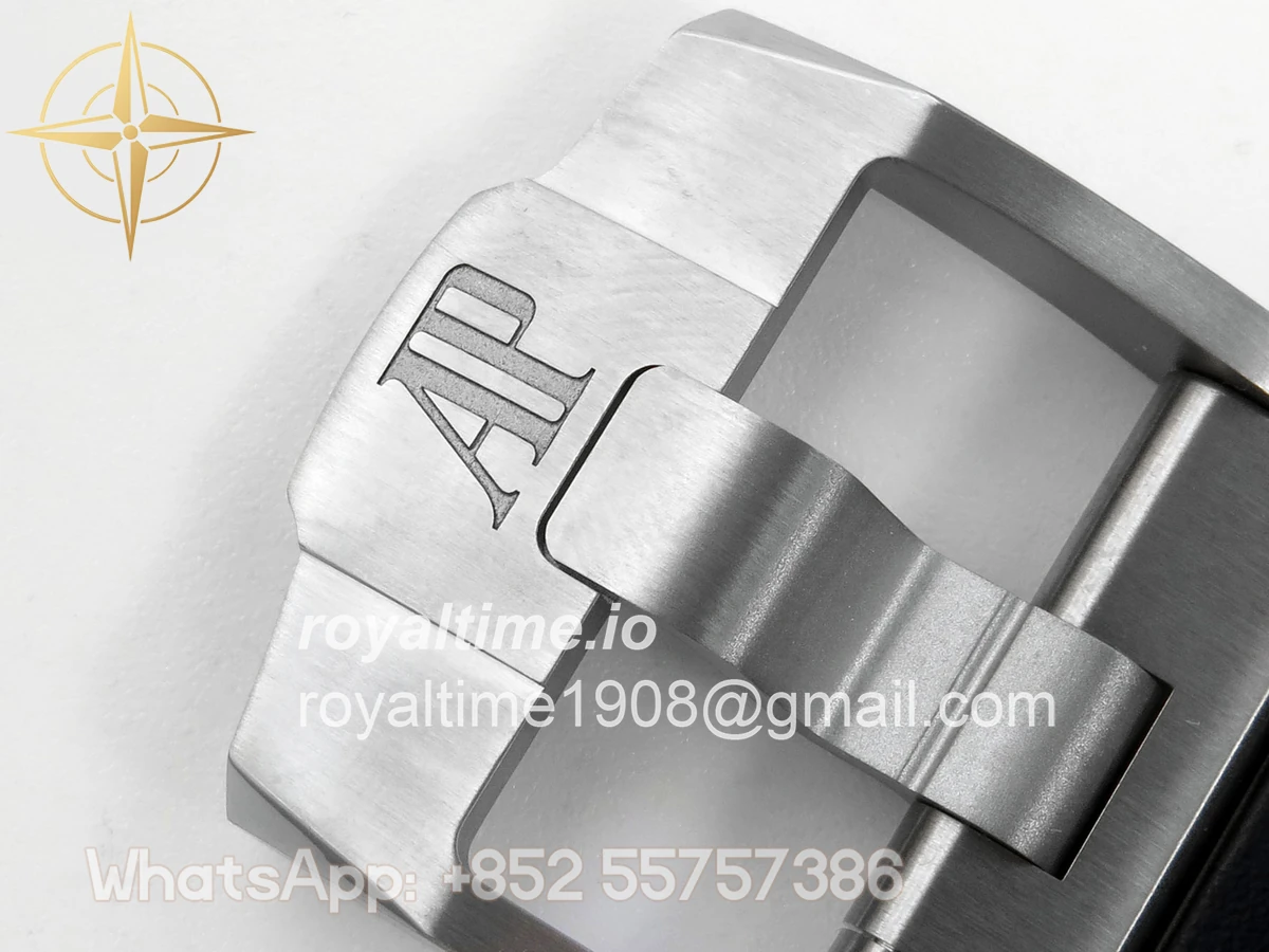 Audemars Piguet Royal Oak Offshore 43mm 26420 Ceramic Bezel SS DDF Black Dial On Black Rubber Strap DD4401 - Image 20