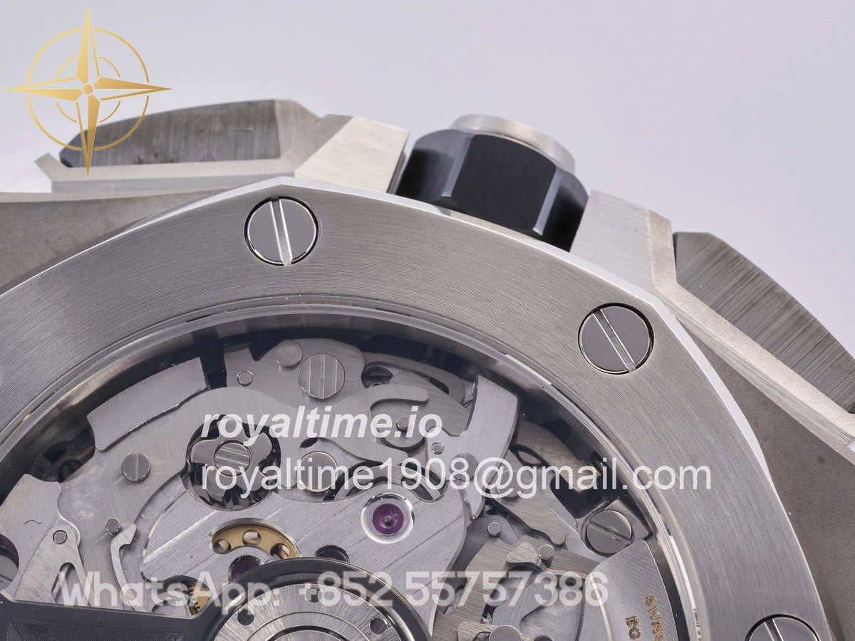 Audemars Piguet Royal Oak Offshore 43mm 26420so SS DDF Black/White Dial on Black Rubber Strap DD4401 - Image 20
