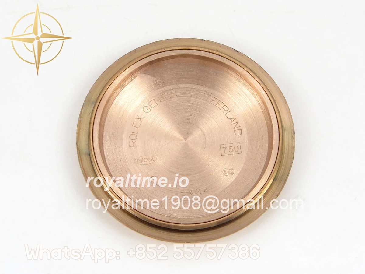 Rolex Day Date 40 RG TMF Brown Roman Dial on President Bracelet VR3255 (220g) - Image 20