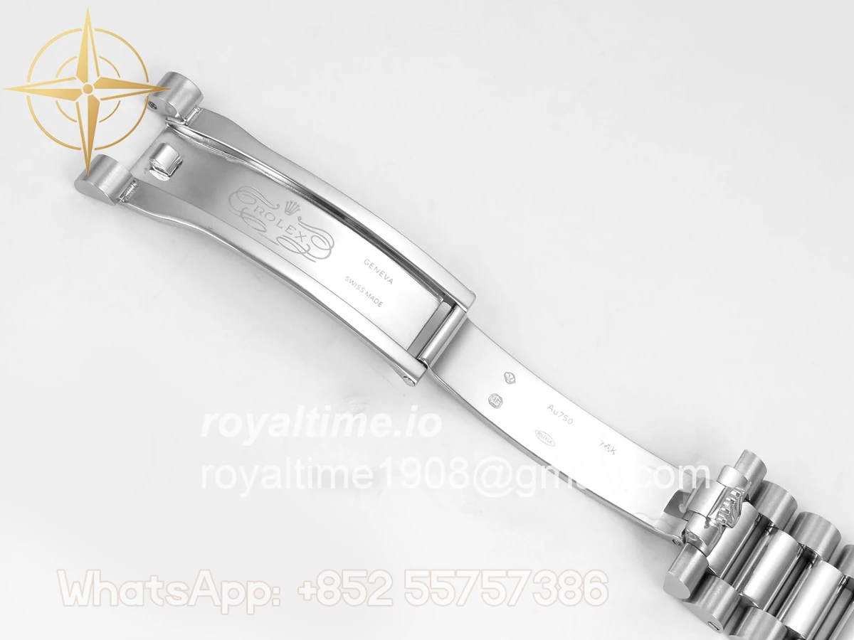 Rolex Day Date 40 SS 228239 QF Green Ombre Roman Dial on President Bracelet A2836 V6 (200g) - Image 20