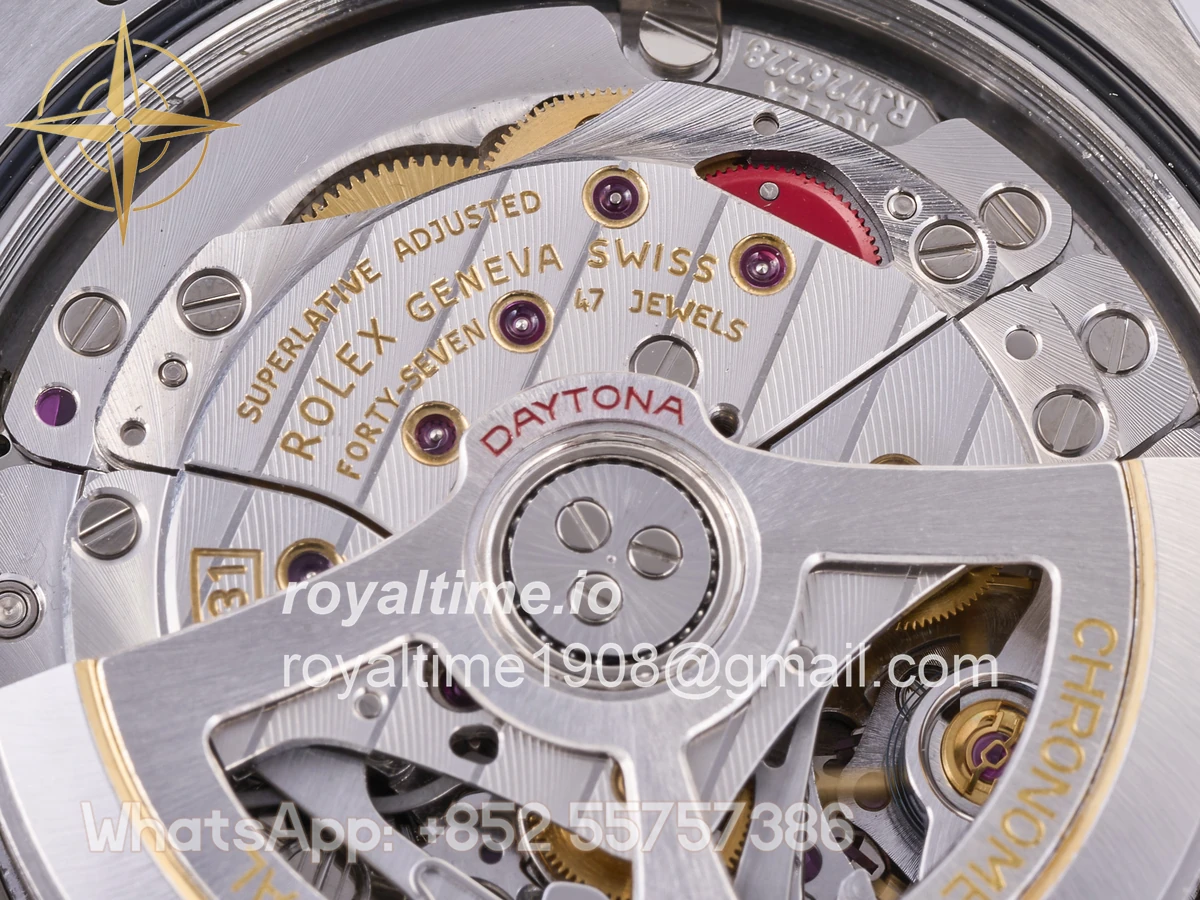 Rolex Daytona 126500 QF 904L Steel Black Dial on SS Bracelet JH4131 (Free Sprung) - Image 21