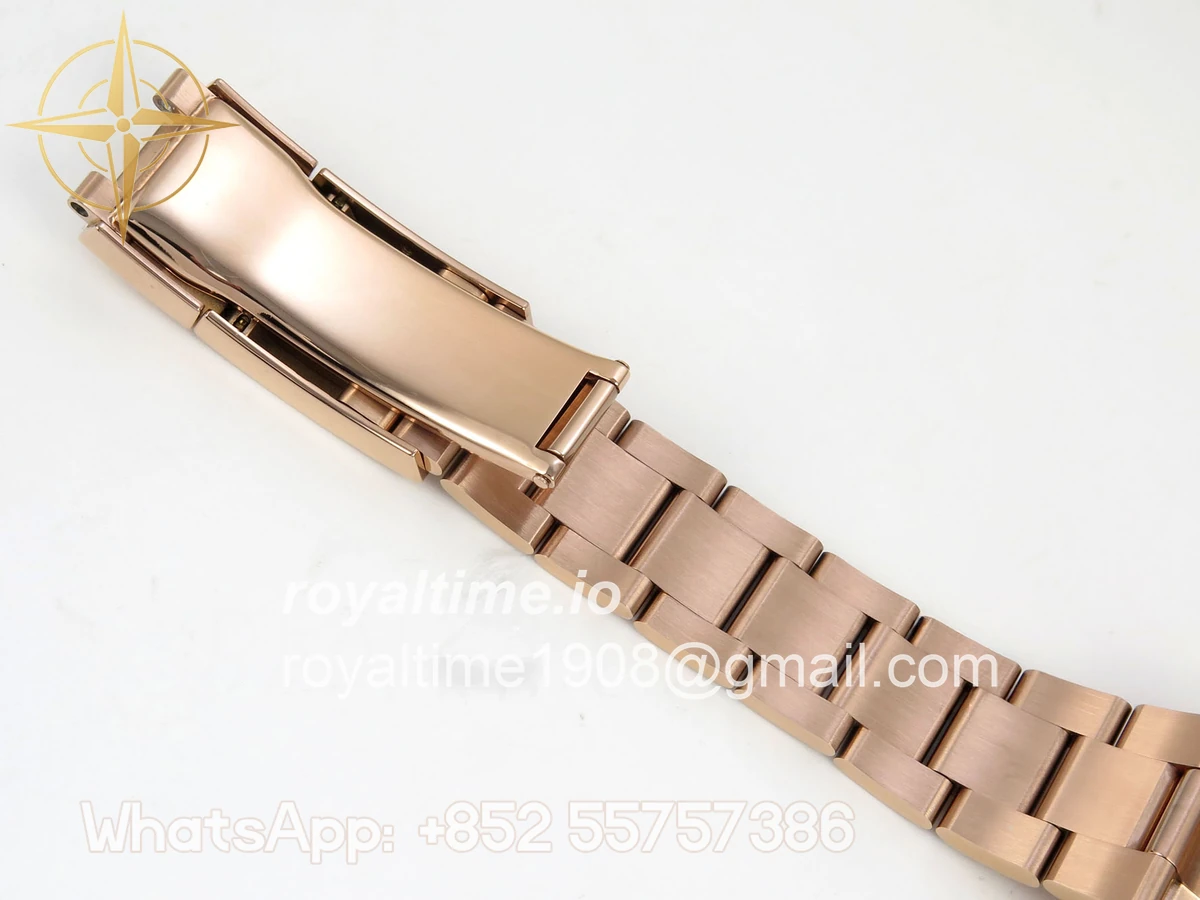 Rolex Daytona 126505 RG UFO Black/RG Dial on RG Bracelet UF4131 (Free Sprung) - Image 21