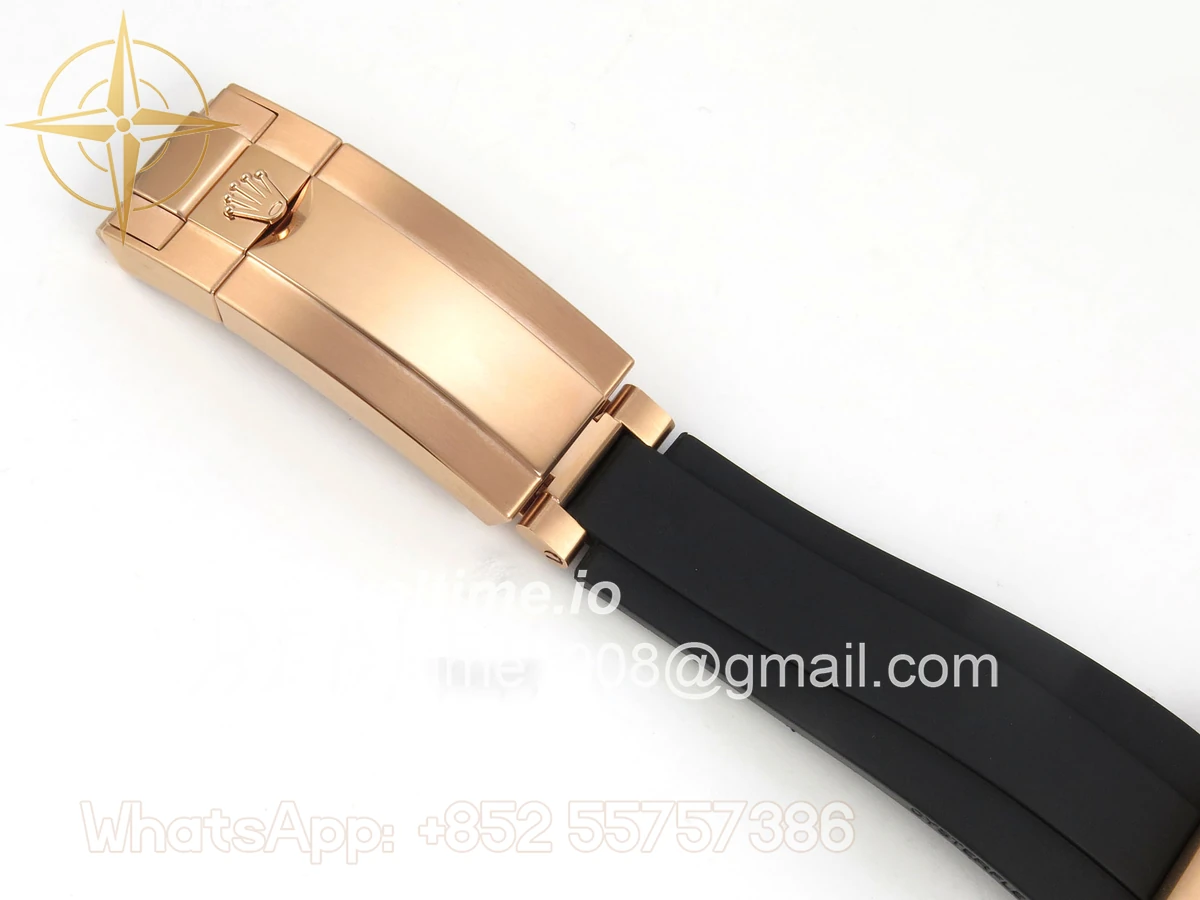 Rolex Daytona 126515 ARF Black/RG Stick Dial on Oysterflex Strap DD4131 V2 (Weighted) - Image 21