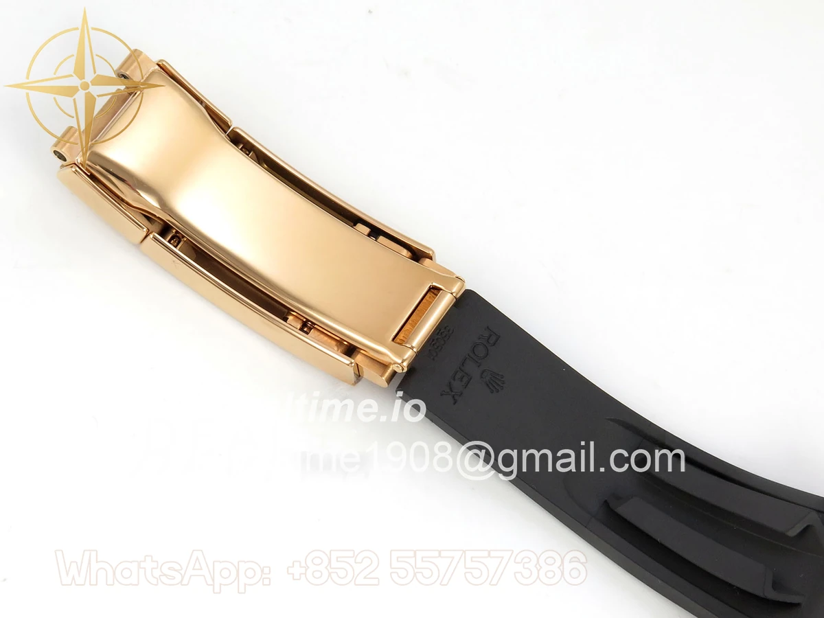 Rolex Daytona 126515 TMF Black/RG Stick Dial on Oysterflex Strap DD4131(162g) - Image 21