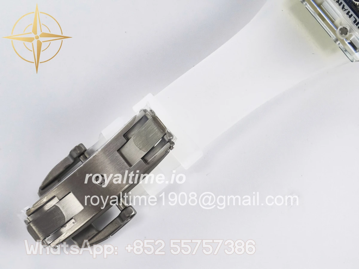 Richard Mille RM56-02 Transparent Tourbillon RMF Skeleton White Dial on Transparent Rubber Strap - Image 21