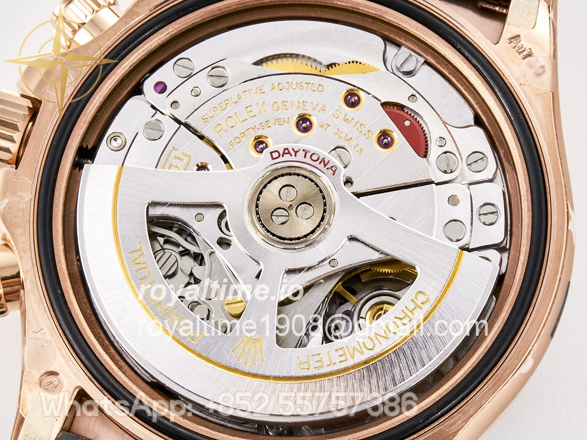 Rolex Daytona 126515 TMF RG/Black Dial on Oysterflex Strap DD4131 - Image 21