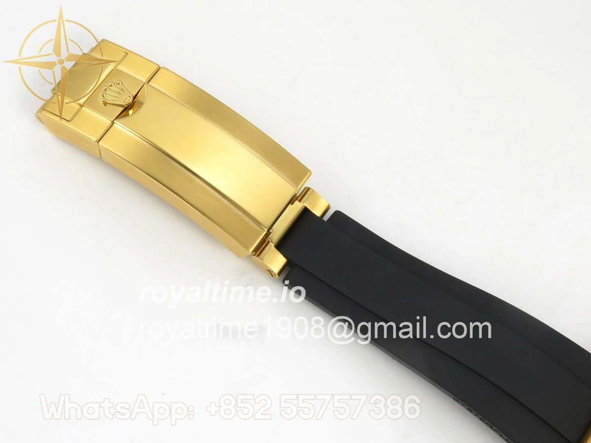 Rolex Daytona 126518 ARF YG/Black Dial on Oysterflex Strap DD4131 V2 (Weighted) - Image 21