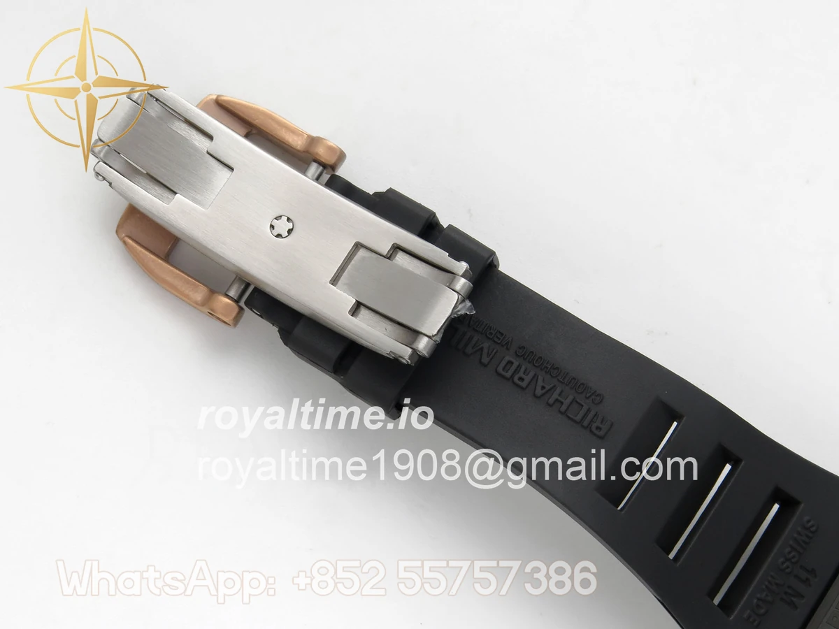 Richard Mille RM88 Tourbillon Smiley Black Ceramic RMF on Black Rubber Strap - Image 21