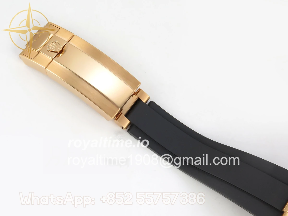 Rolex Daytona 126515 RG Clean Plus 904L Steel RG/Black Dial on Oysterflex Strap DD4131 - Image 21