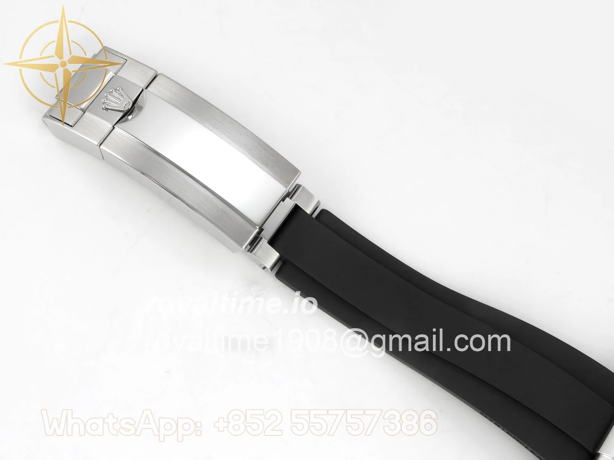 Rolex Daytona 126519 SS Clean Plus Black/Gray Dial on Black Rubber Strap DD4131 - Image 21