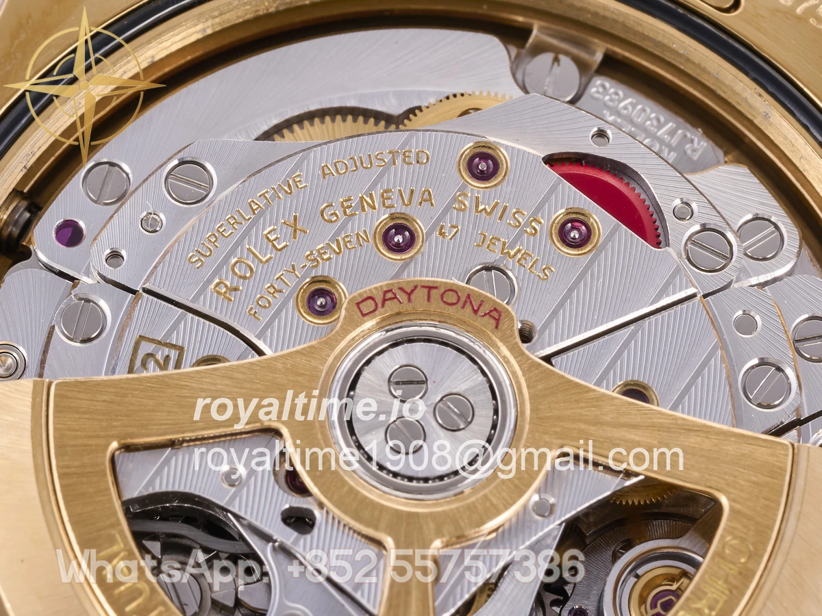 Rolex Daytona 126528 LN Le Mans QF on YG Bracelet JH4132 Free Sprung (Weighted) 175g - Image 21