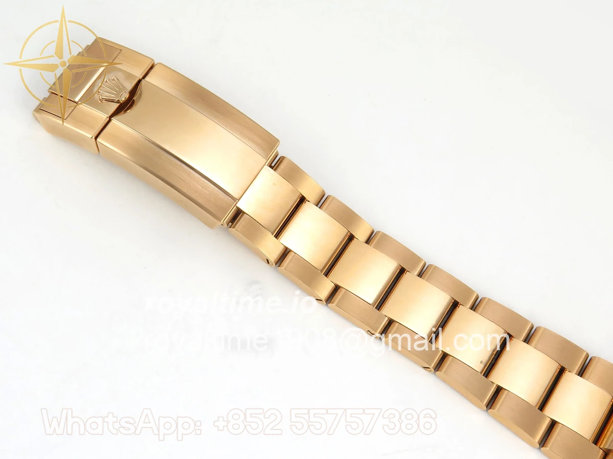 Rolex GMT-Master II 126715 CHNR Black/Brown Ceramic VF on RG Bracelet DD3285 - Image 21