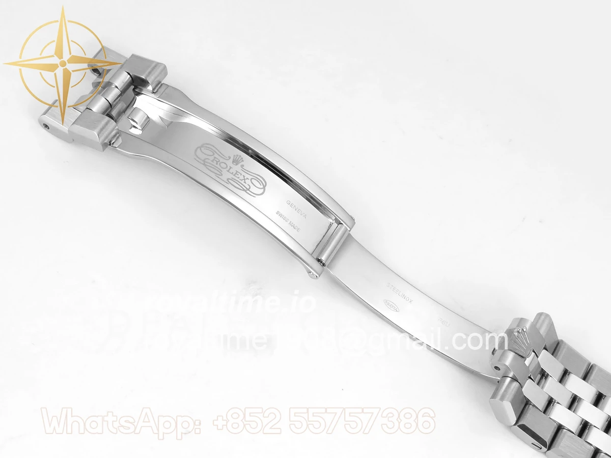 Rolex Land Dweller 127336 DIWF Ice Blue Textured Dial Diamonds Bezel on SS Bracelet A7135 - Image 21