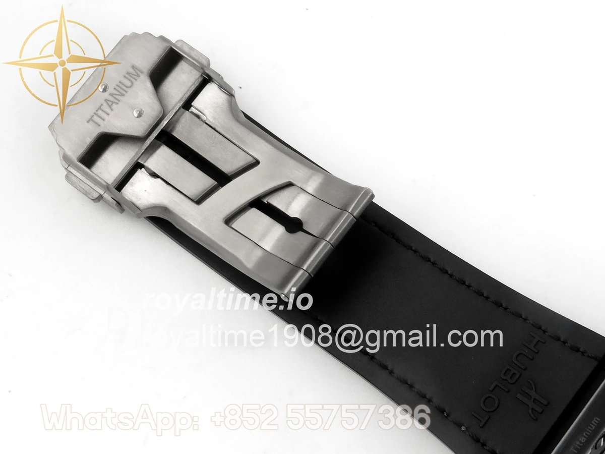 Hublot Big Bang Ferrari Speciale Ceramic HBBF on Gray Gummy Strap A1241 - Image 21