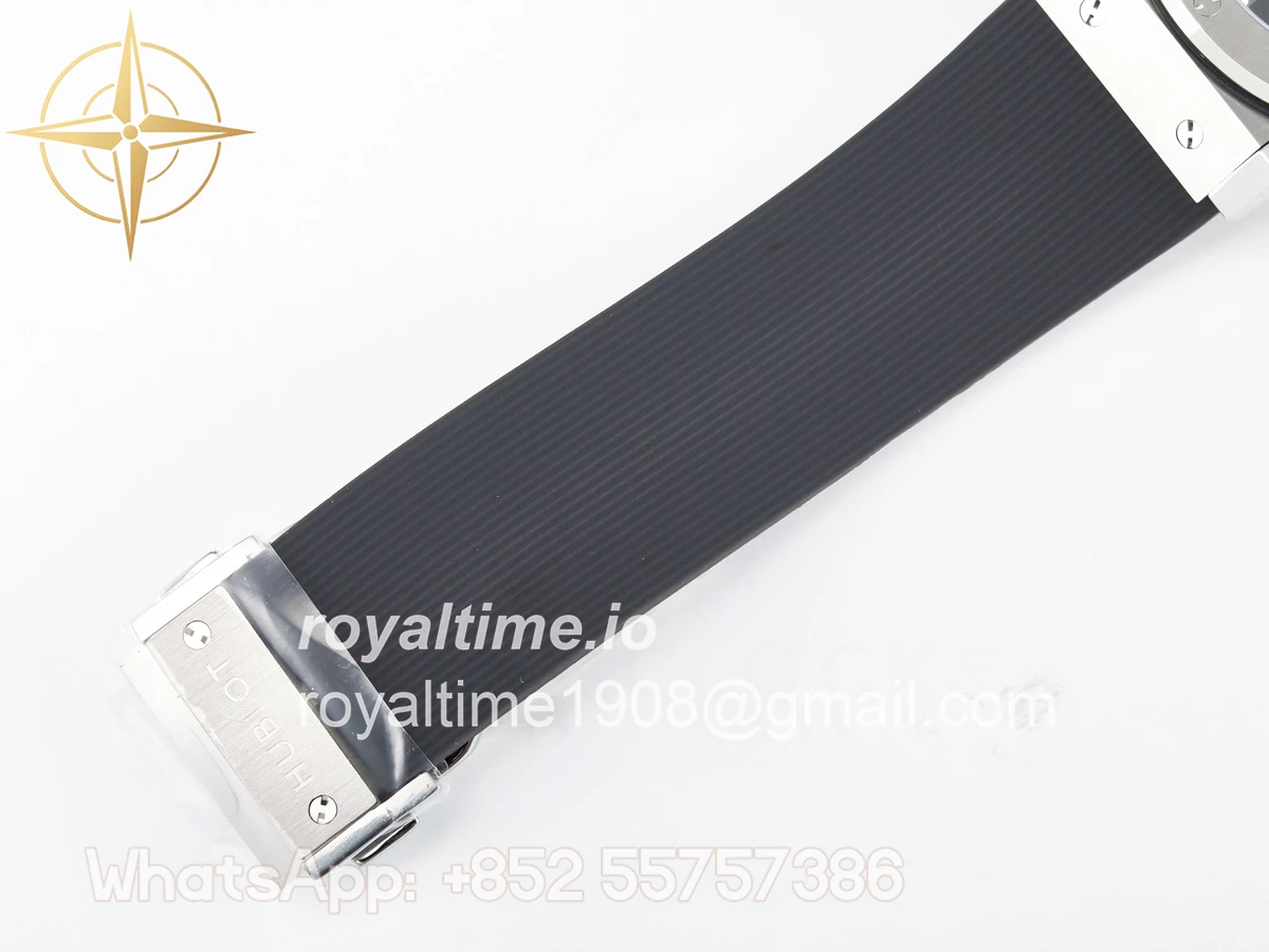 Hublot Classic Fusion Bang 42mm HBF Gray Dial on Gray Rubber Strap A2892 - Image 21