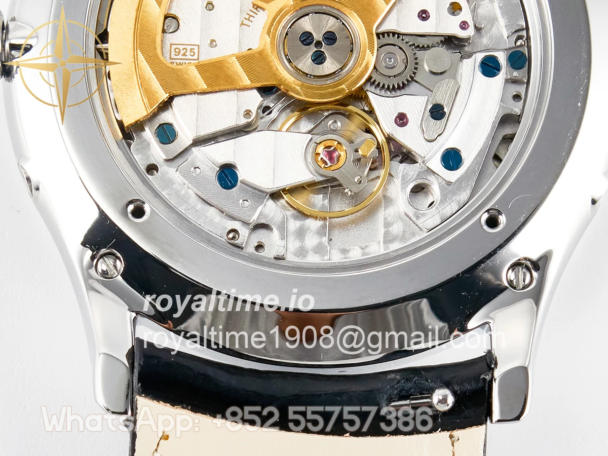 Jaeger-LeCoultre Master Ultra Thin Moon 1368420 SS Z+F White Dial on Black Leather Strap SA925 - Image 21