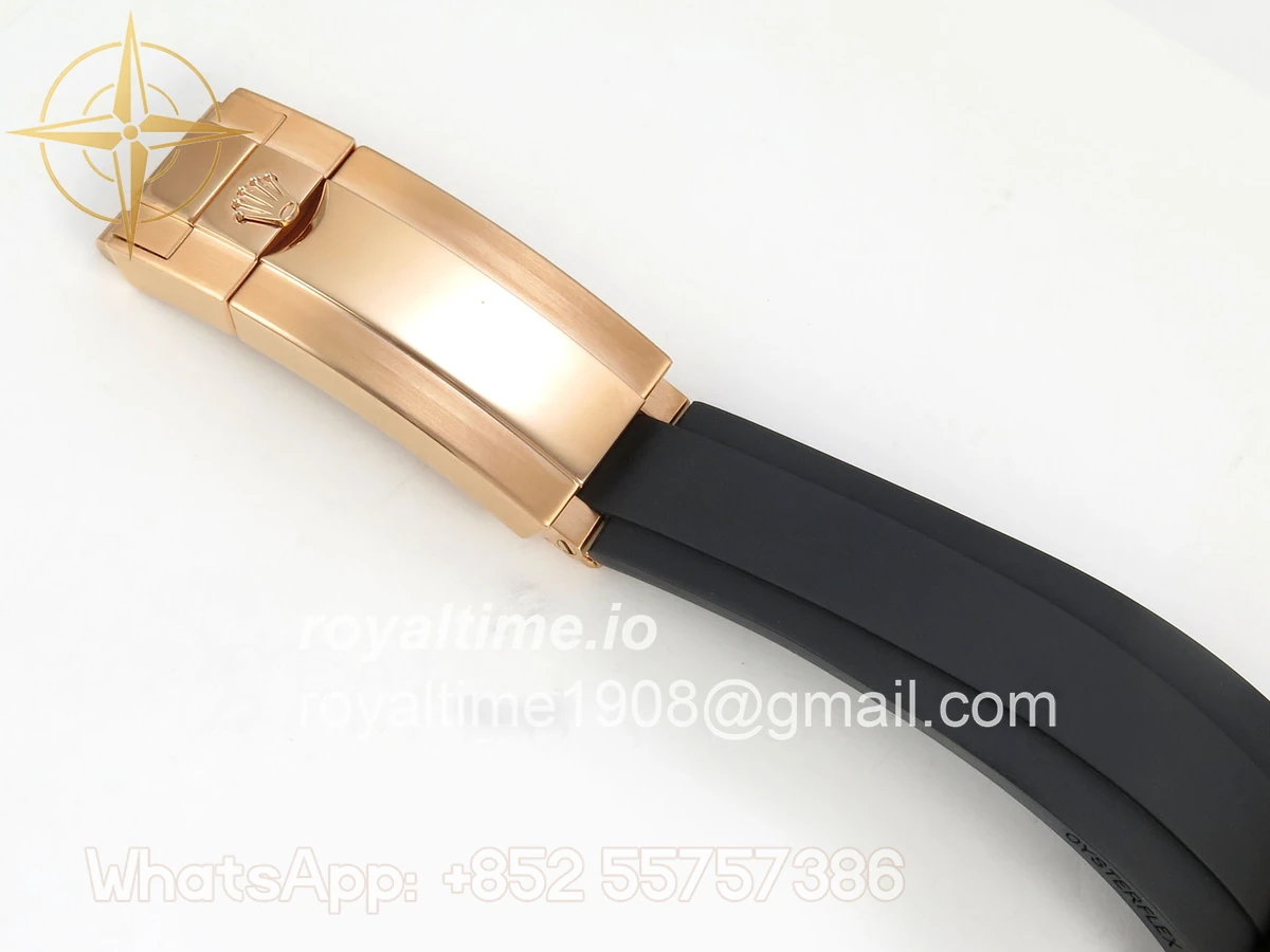 Rolex Yacht-Master 126655 SCF 3D Black Ceramic Bezel on Black Rubber Strap DD3235 - Image 21