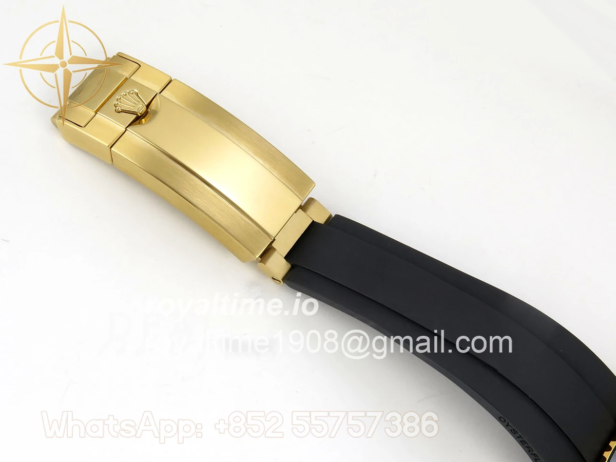 Rolex Yacht-Master 42mm 226658 YG QF on Oysterflex Strap JH3235 V18 (Free Sprung) Weighted 171g - Image 21