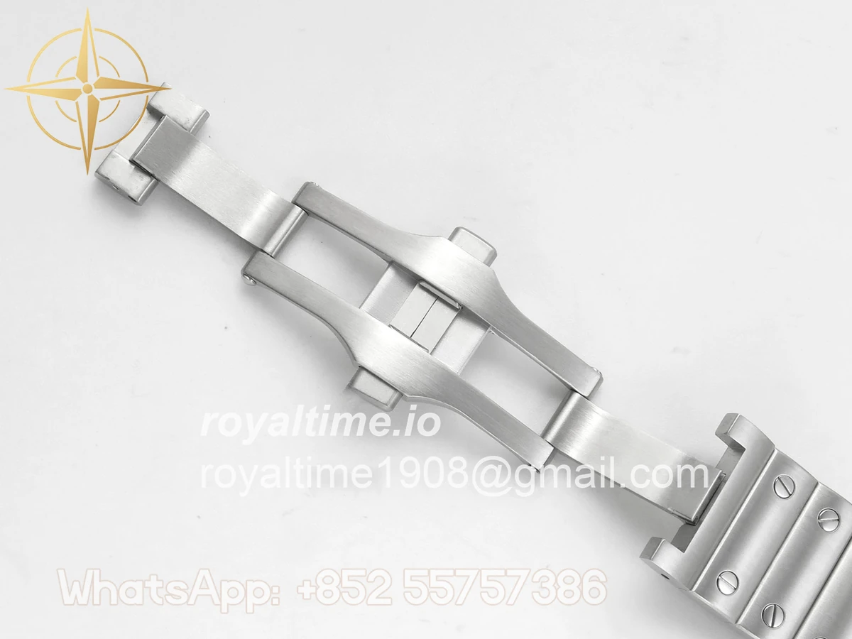 Cartier Santos de Cartier Skeleton SS/YG MLF Skeleton Dial on SS/YG SmartLink Bracelet 9611MC - Image 21