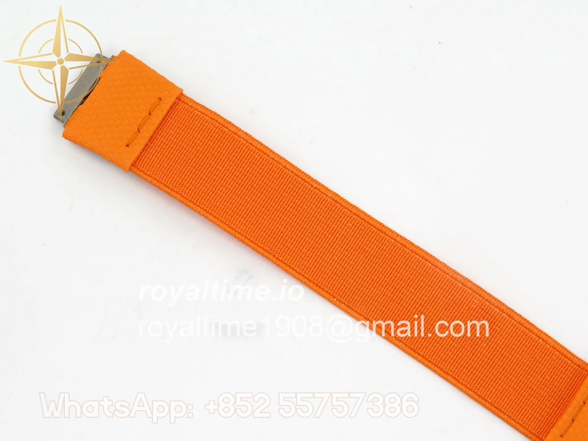 Richard Mille AVF RM67-02 McLaren Black NTPT Spain Skeleton Dial on Orange Elastic strap CRMA7 - Image 21